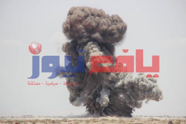 مصدر عسكري: إنفجارات الريان بحضرموت تفجير الغام