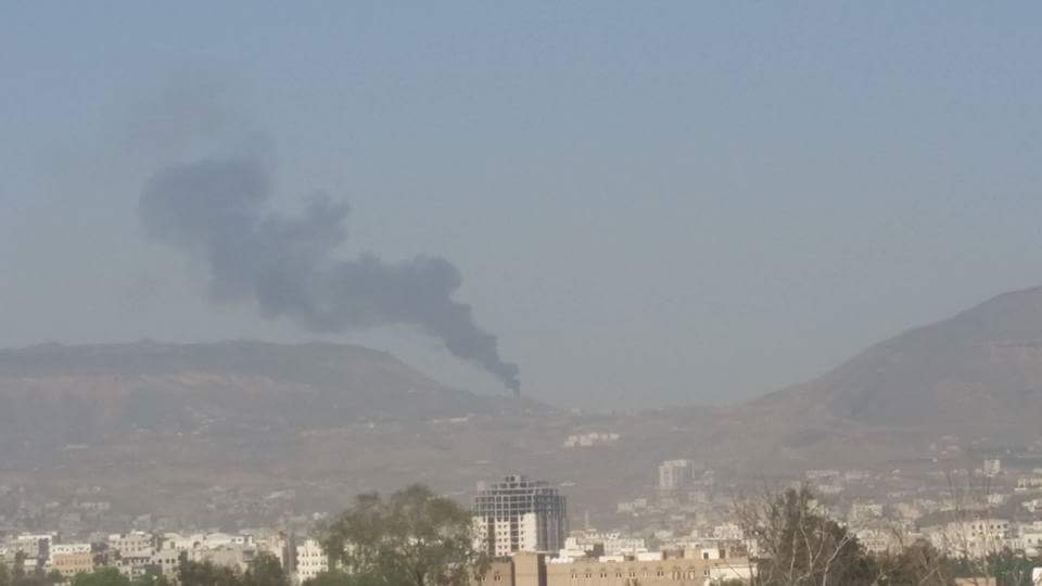 طائرات التحالف تقصف اهدافاً جديدة في صنعاء