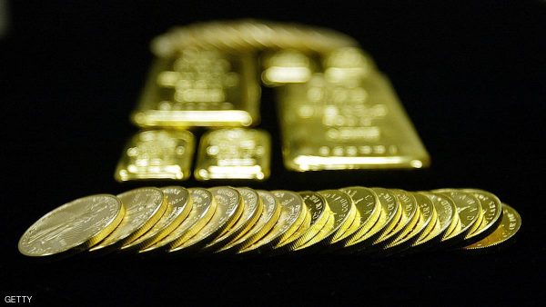 انخفاض أسعار الذهب إلى أدنى مستوى خلال شهر