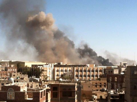 طائرات التحالف العربي تجدد غاراتها على العاصمة اليمنية صنعاء